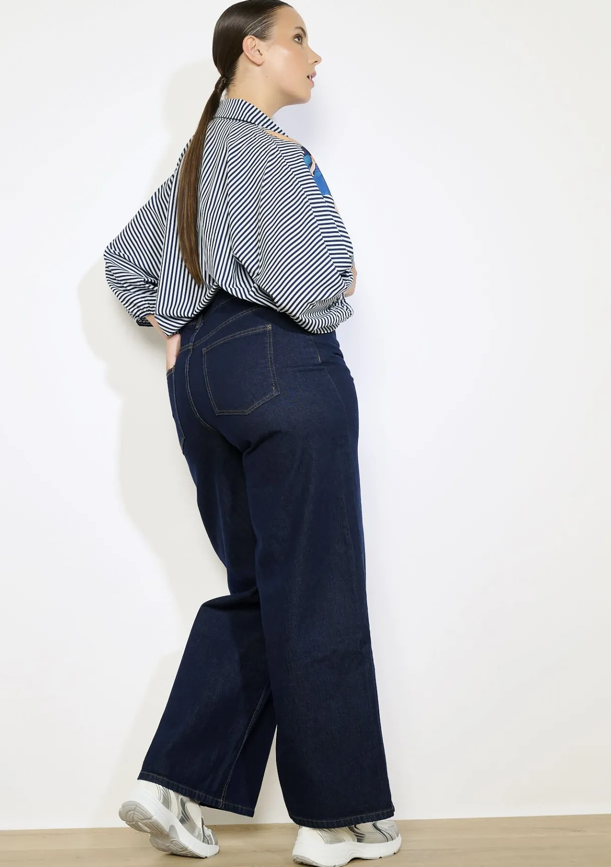 LolaLiza Wijde jeans met hoge taille- Co-Ord Sets|Jeans