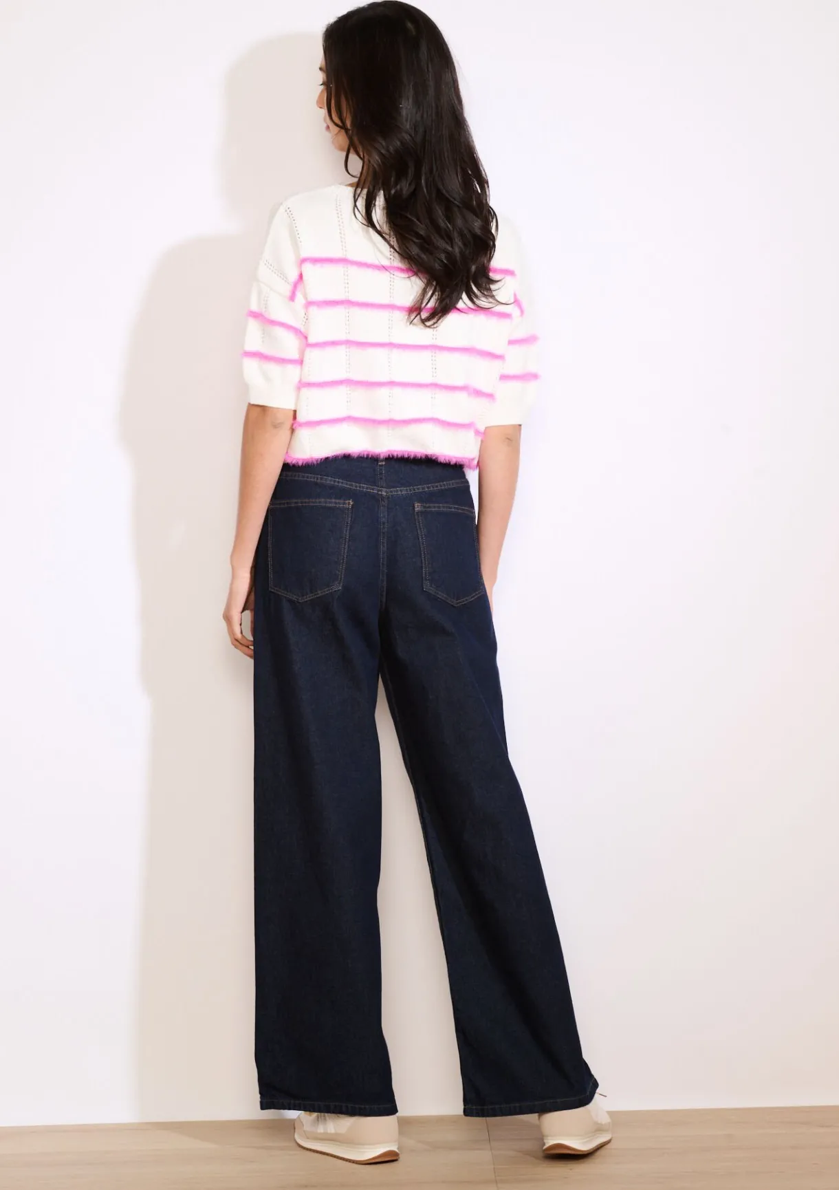 LolaLiza Wijde jeans met hoge taille- Co-Ord Sets|Jeans