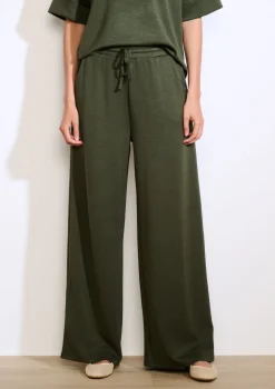 LolaLiza Wijde jersey broek- Loungewear|Broeken