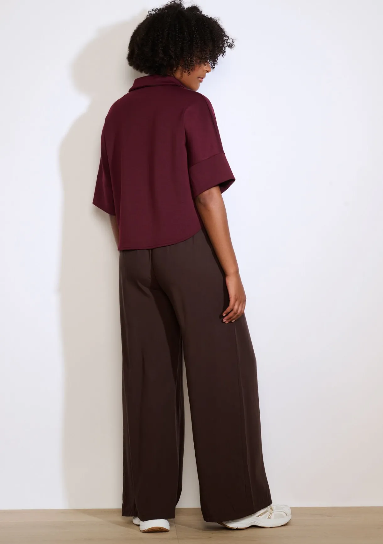 LolaLiza Wijde soepele broek- Broeken