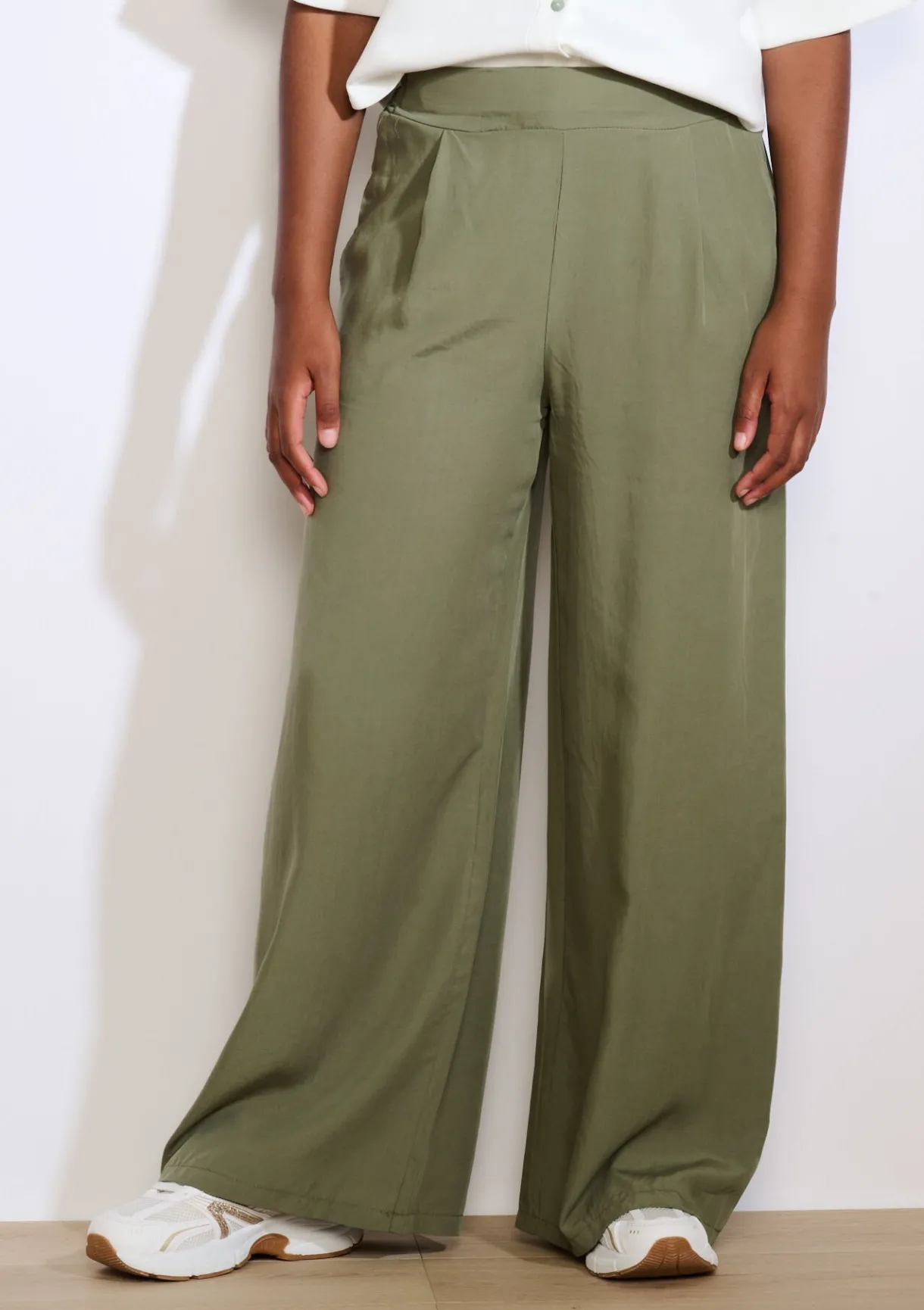 LolaLiza Wijde soepele broek- Broeken