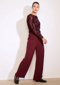 LolaLiza Wijde vloeiende broek- Broeken