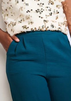 LolaLiza Wijde vloeiende broek- Broeken