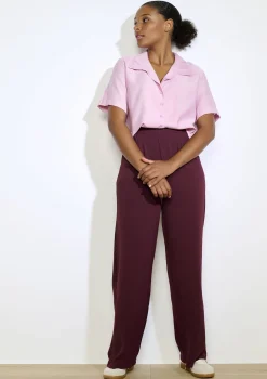 LolaLiza Wijde vloeiende broek- Broeken