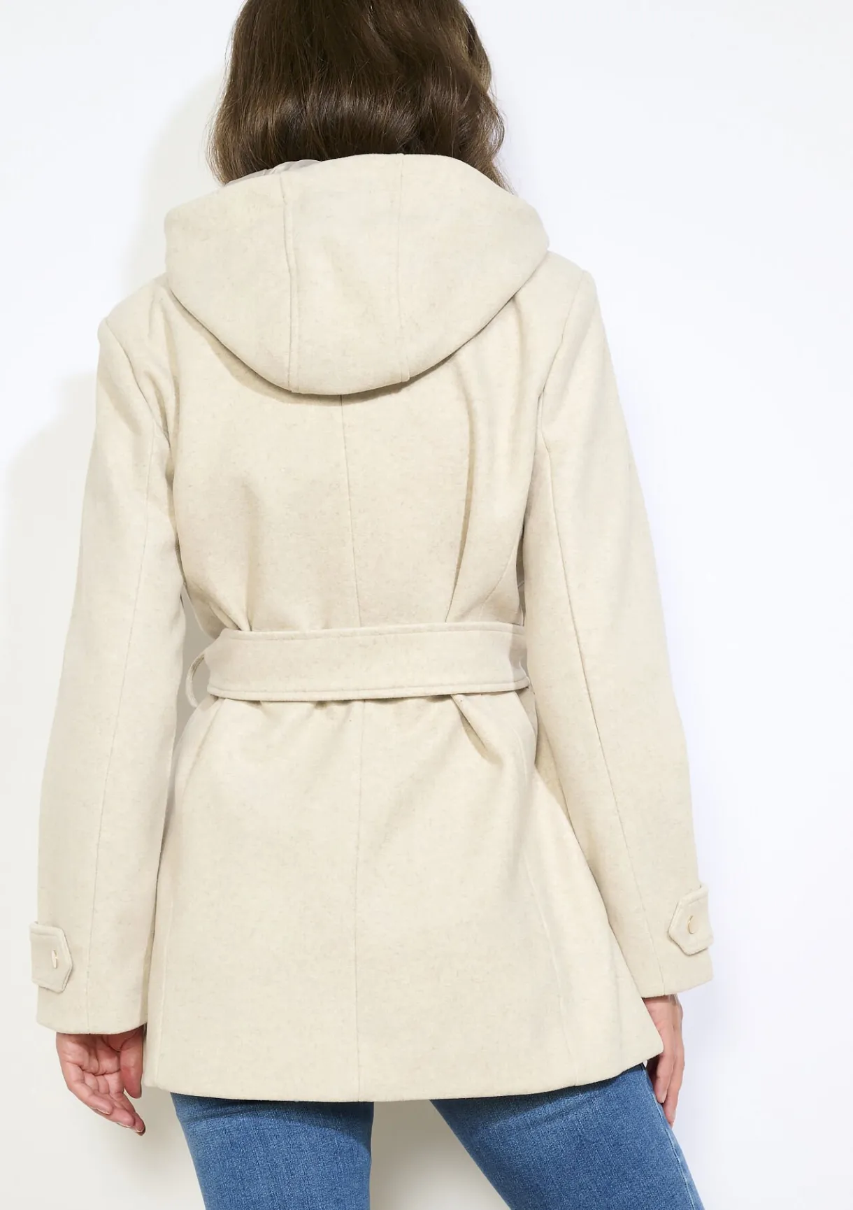 LolaLiza Wollen mantel met ceintuur- Mantels En Jassen