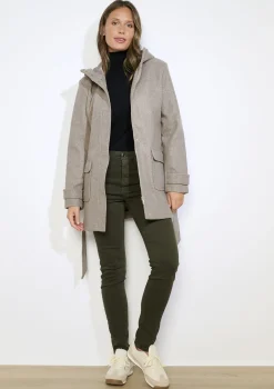 LolaLiza Wollen mantel met ceintuur- Mantels En Jassen