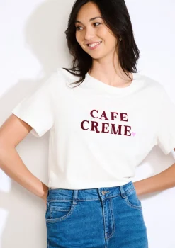 LolaLiza Zacht tekst T-shirt- Tops En T-Shirts