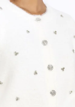 LolaLiza Zachte gebreide vest met accenten- Truien En Cardigans