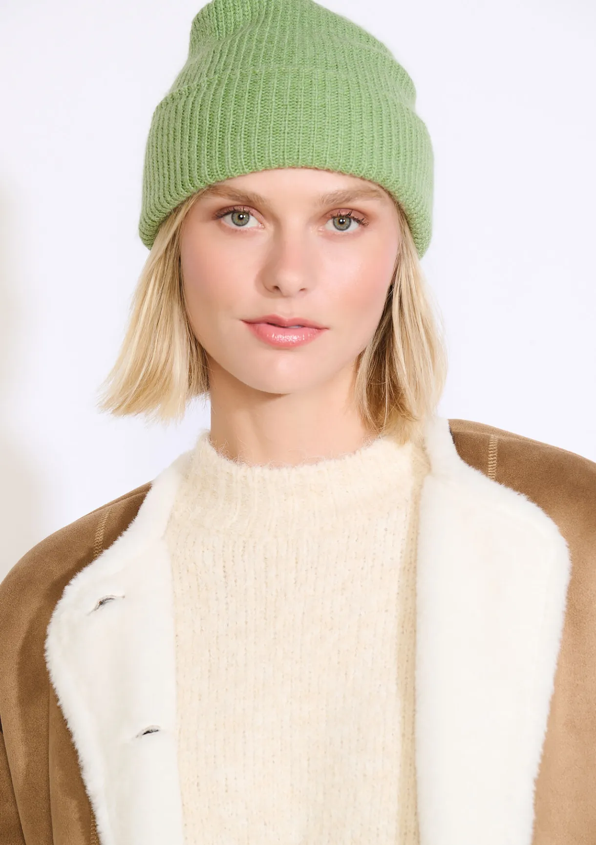 LolaLiza Zachte geribde beanie- Accessoires