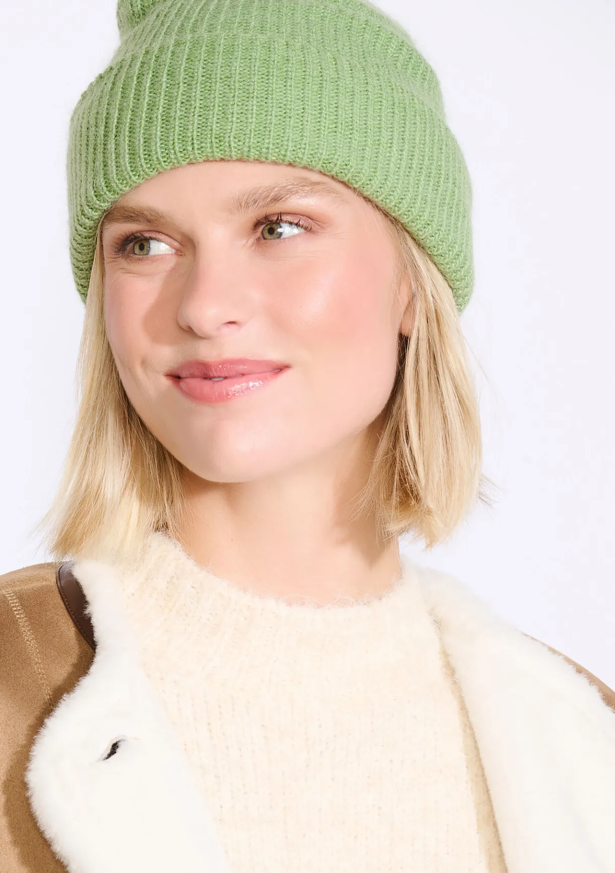 LolaLiza Zachte geribde beanie- Accessoires