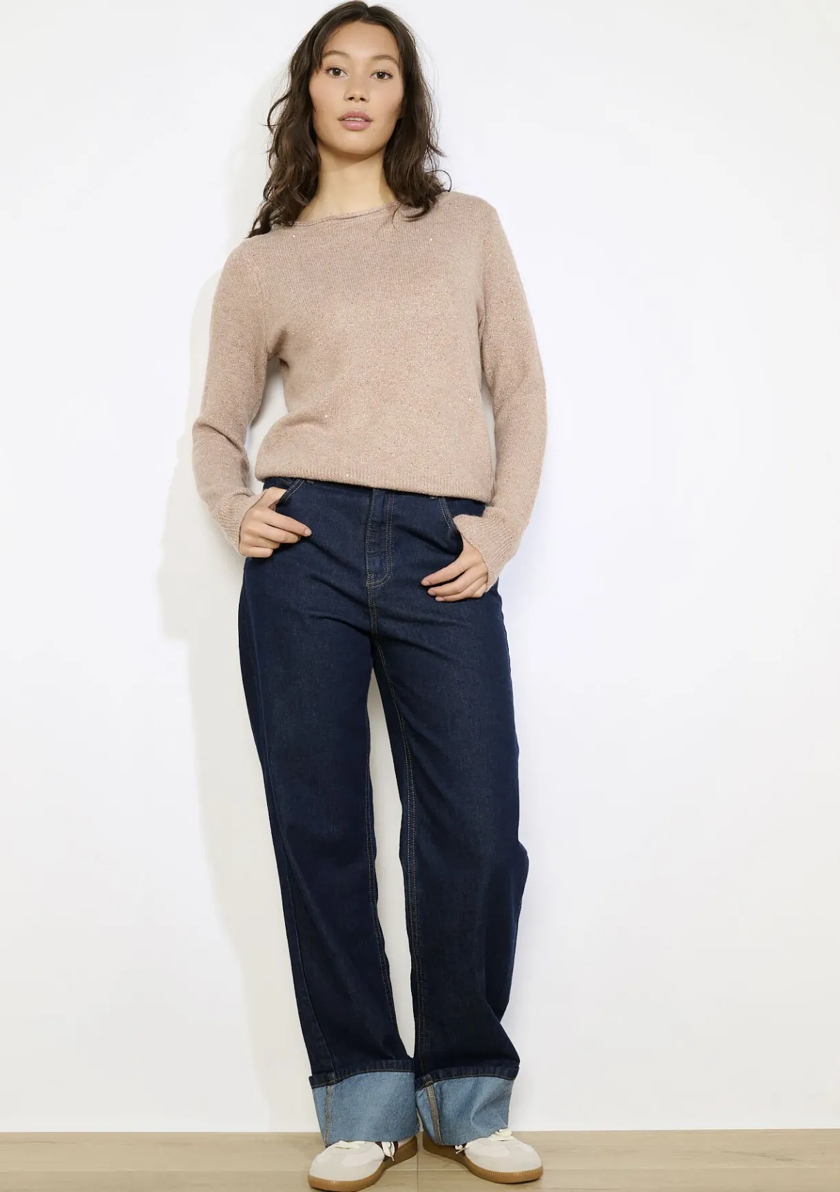 LolaLiza Zachte glittertrui- Truien En Cardigans