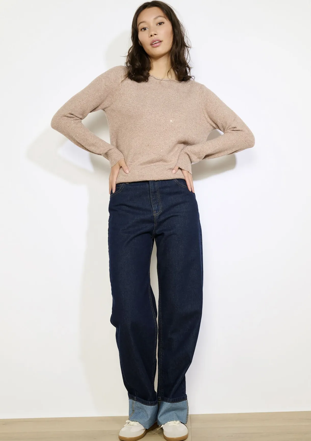 LolaLiza Zachte glittertrui- Truien En Cardigans