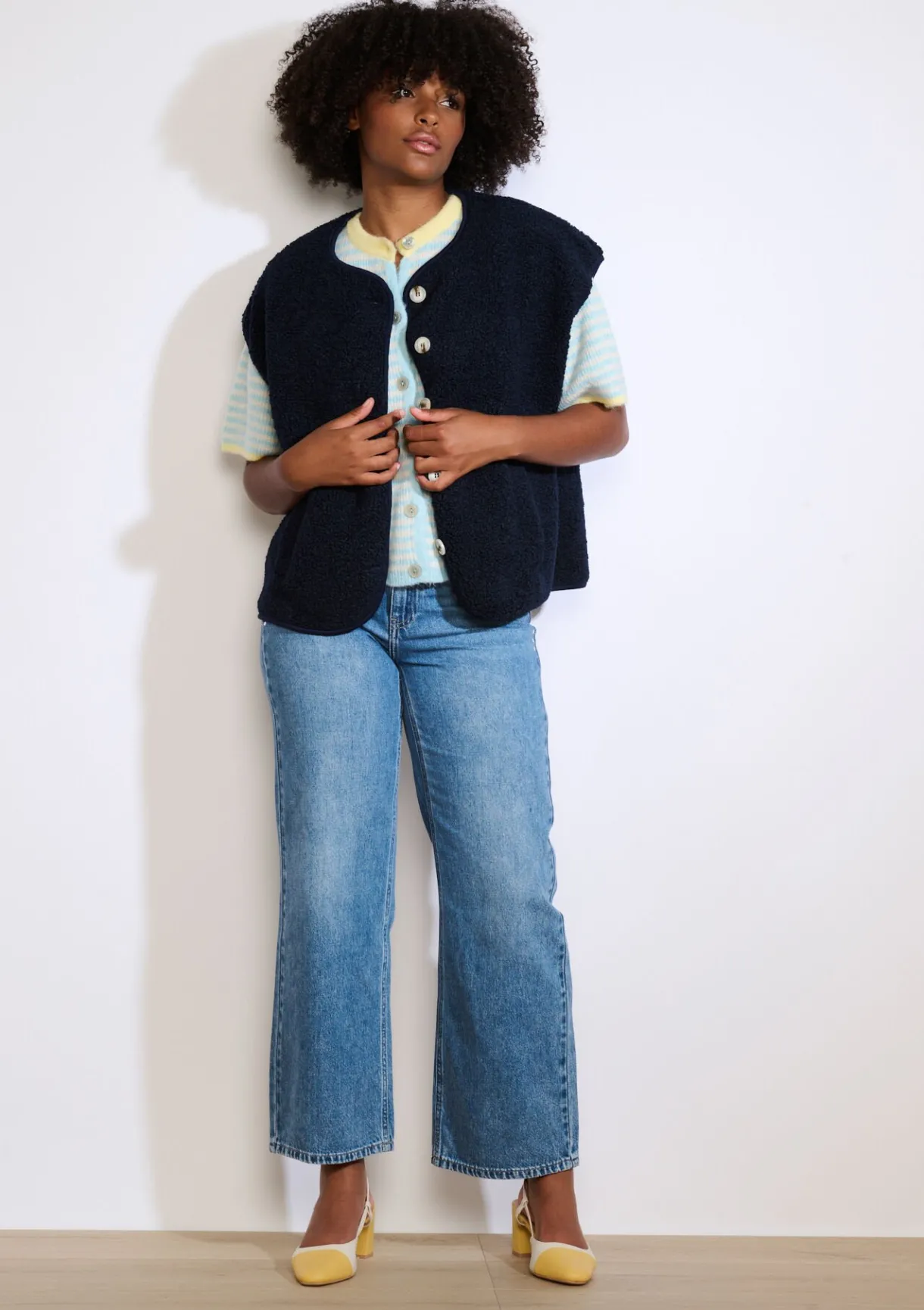 LolaLiza Zachte mouwloze bodywarmer- Vesten En Blazers