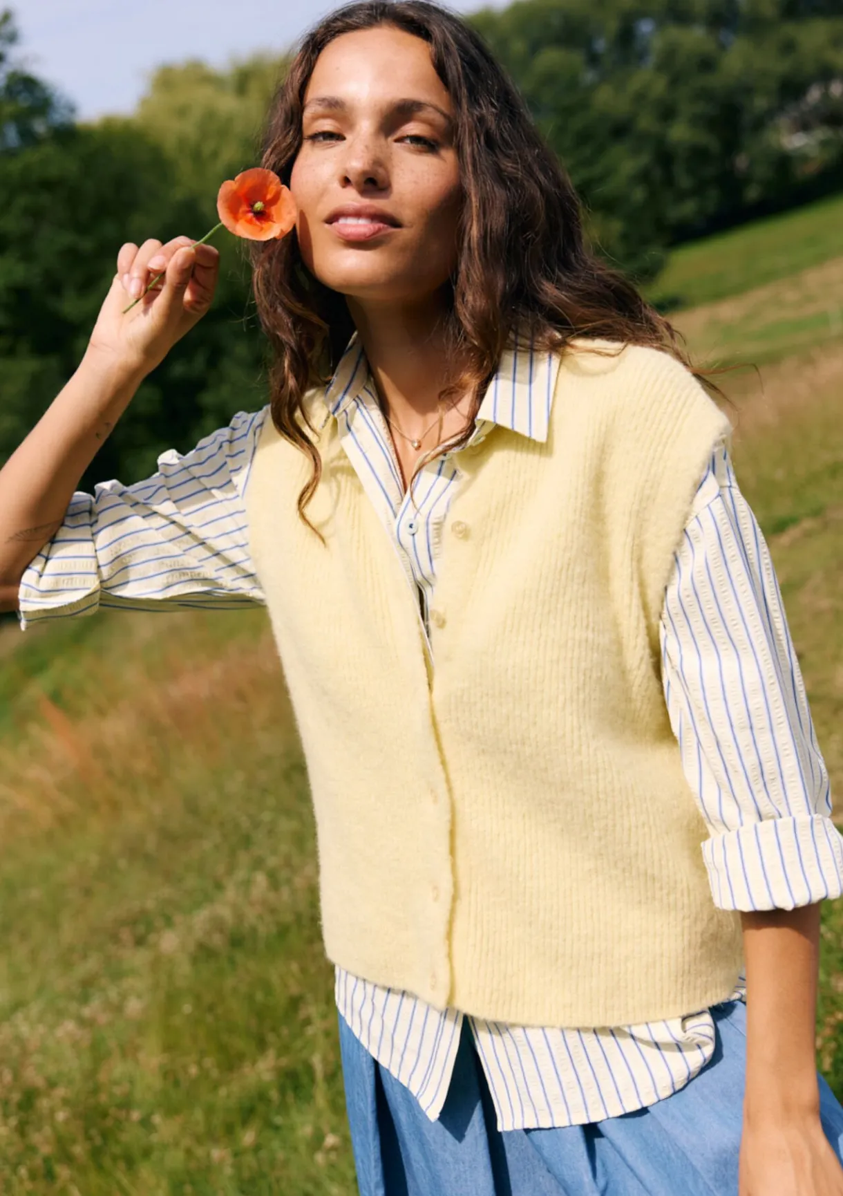 LolaLiza Zachte mouwloze gilet- Truien En Cardigans