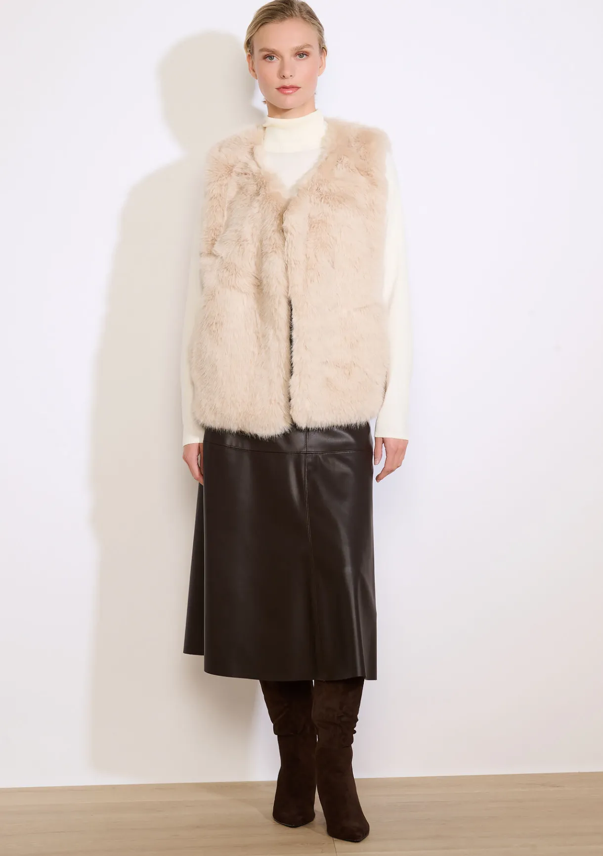 LolaLiza Zachte mouwloze gilet- Mantels En Jassen