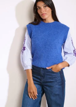 LolaLiza Zachte mouwloze trui- Truien En Cardigans