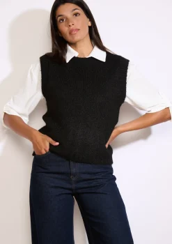 LolaLiza Zachte mouwloze trui- Truien En Cardigans