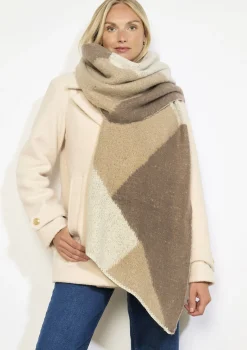 LolaLiza Zachte sjaal met geometrisch motief- Accessoires