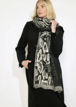 LolaLiza Zachte sjaal met pythonprint- Accessoires