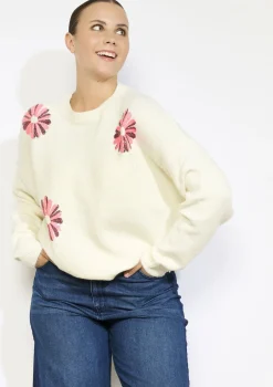 LolaLiza Zachte trui met bloemen- Truien En Cardigans