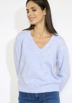 LolaLiza Zachte V-hals trui- Truien En Cardigans