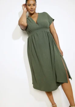 LolaLiza Zwierige midi jurk- Jurken