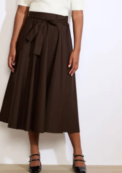 LolaLiza Zwierige midi rok met ceintuur- Rokken