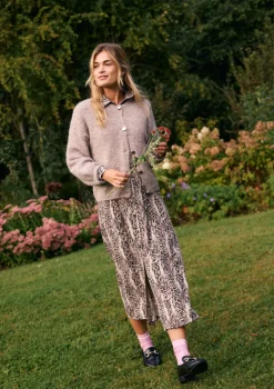 LolaLiza Zwierige midi-jurk met print- Jurken