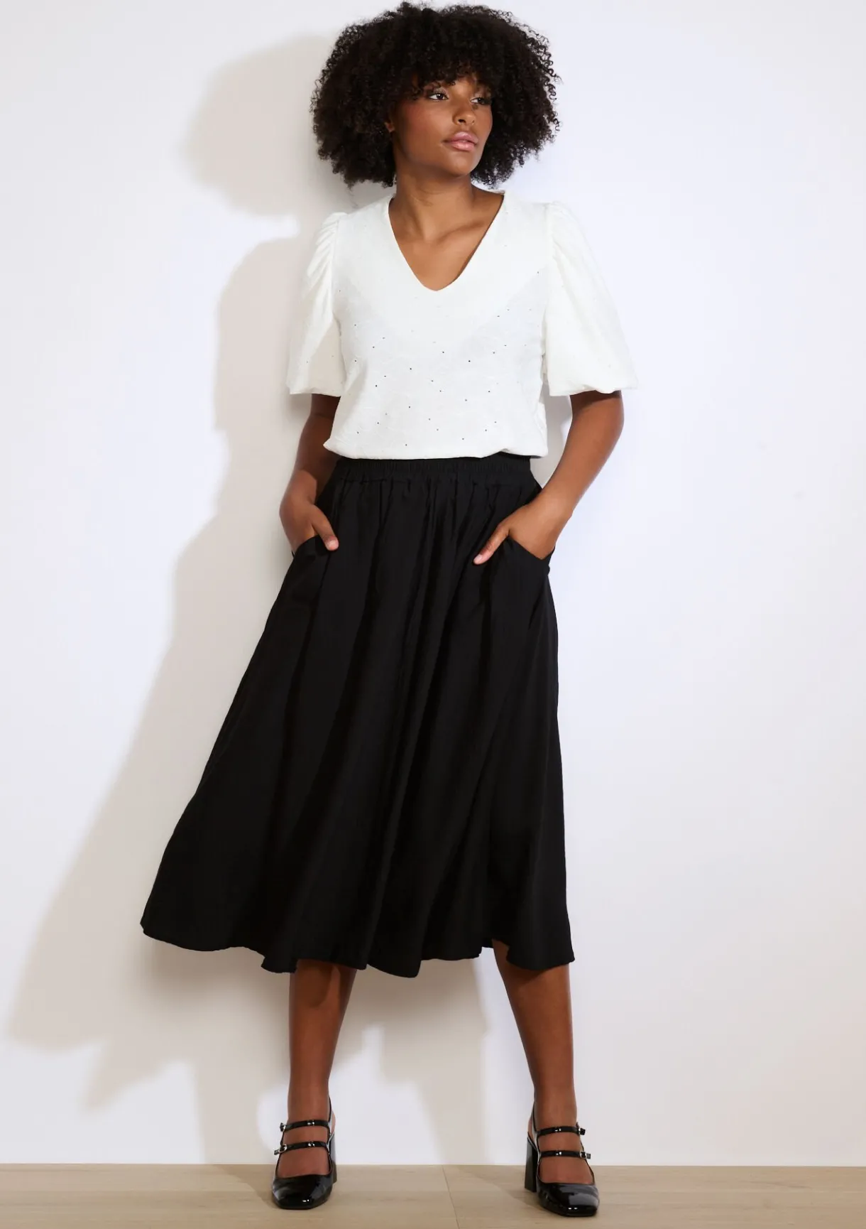 LolaLiza Zwierige midi-rok- Rokken